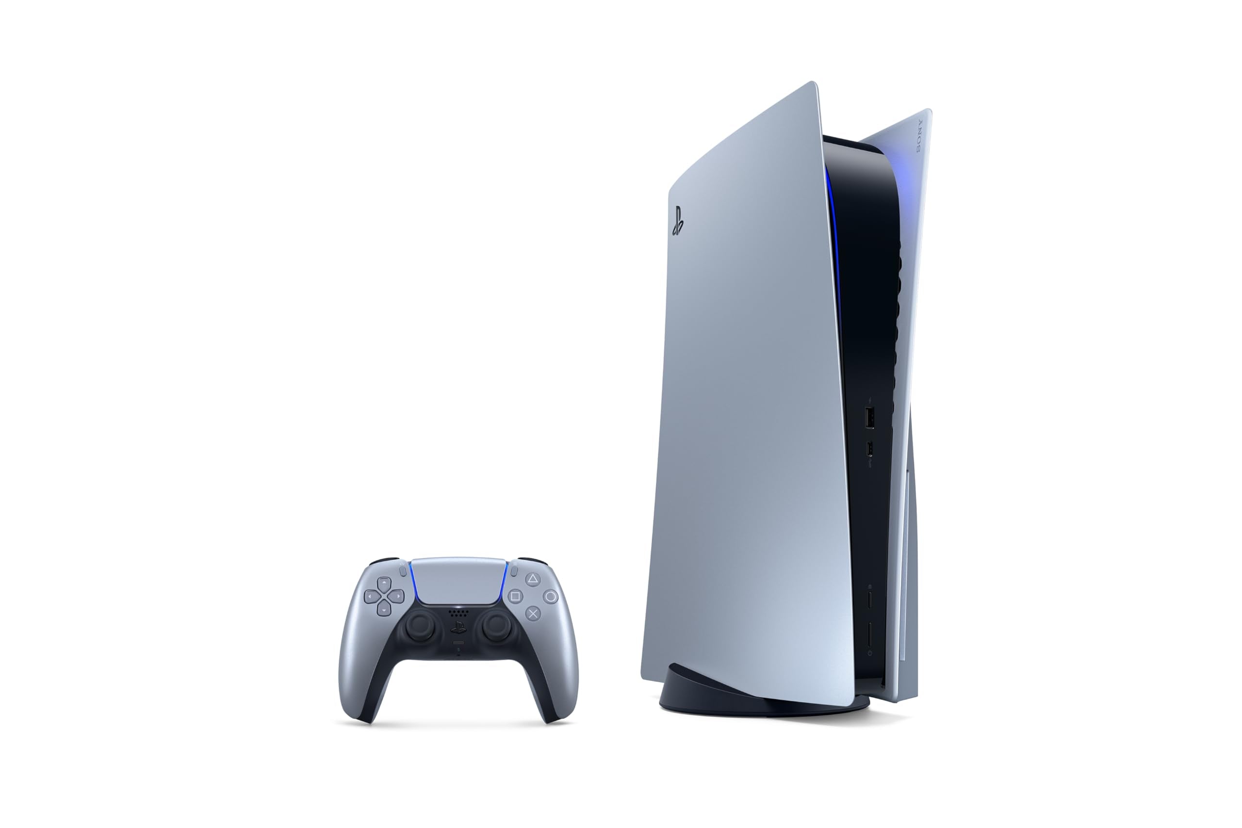 Playstation 5 - Mando Inalámbrico DualSense Sterling Silver con Retroalimentación Háptica y Gatillos Adaptativos Playstation 5 - Mando Inalámbrico DualSense Sterling Silver con Retroalimentación Háptica y Gatillos Adaptativos